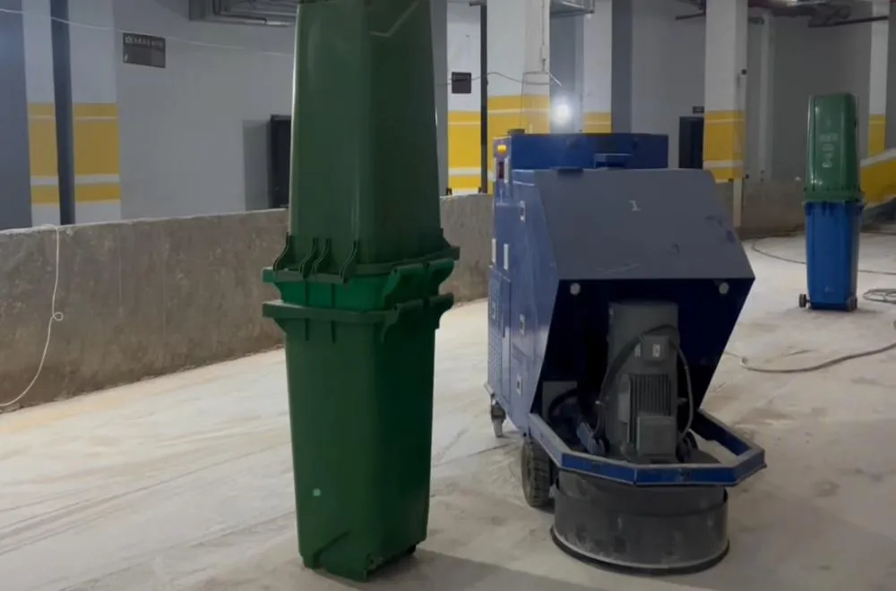 Underground Parking Garage Floor Grinding & Preparation