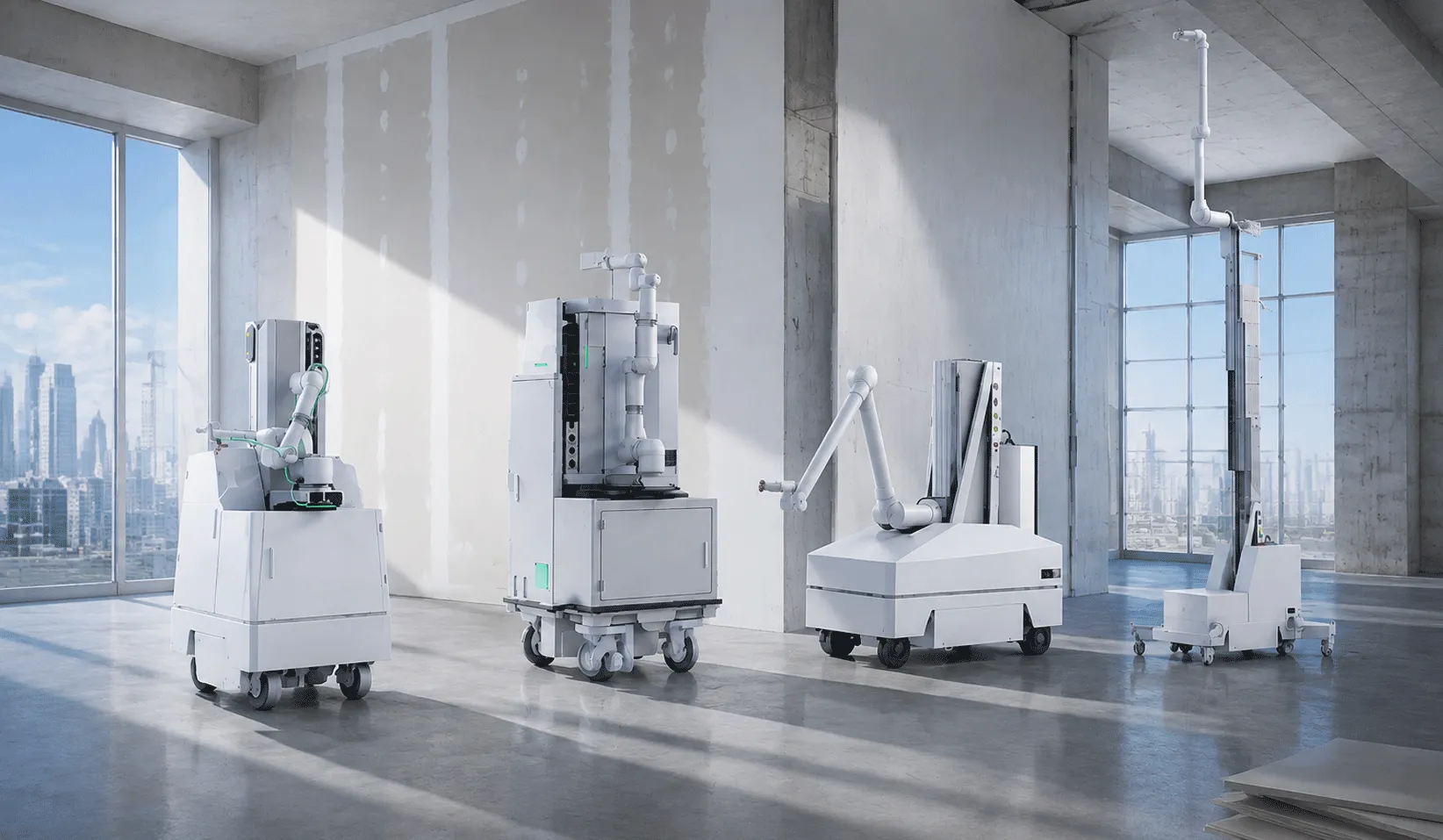 How Does an Automatic Wall Painting Robot Control Spray Thickness?